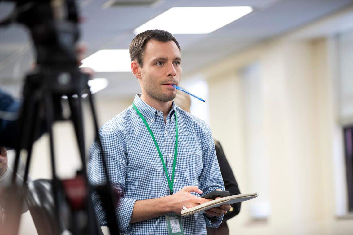 Austin Horn reporting at the Kentucky Capitol